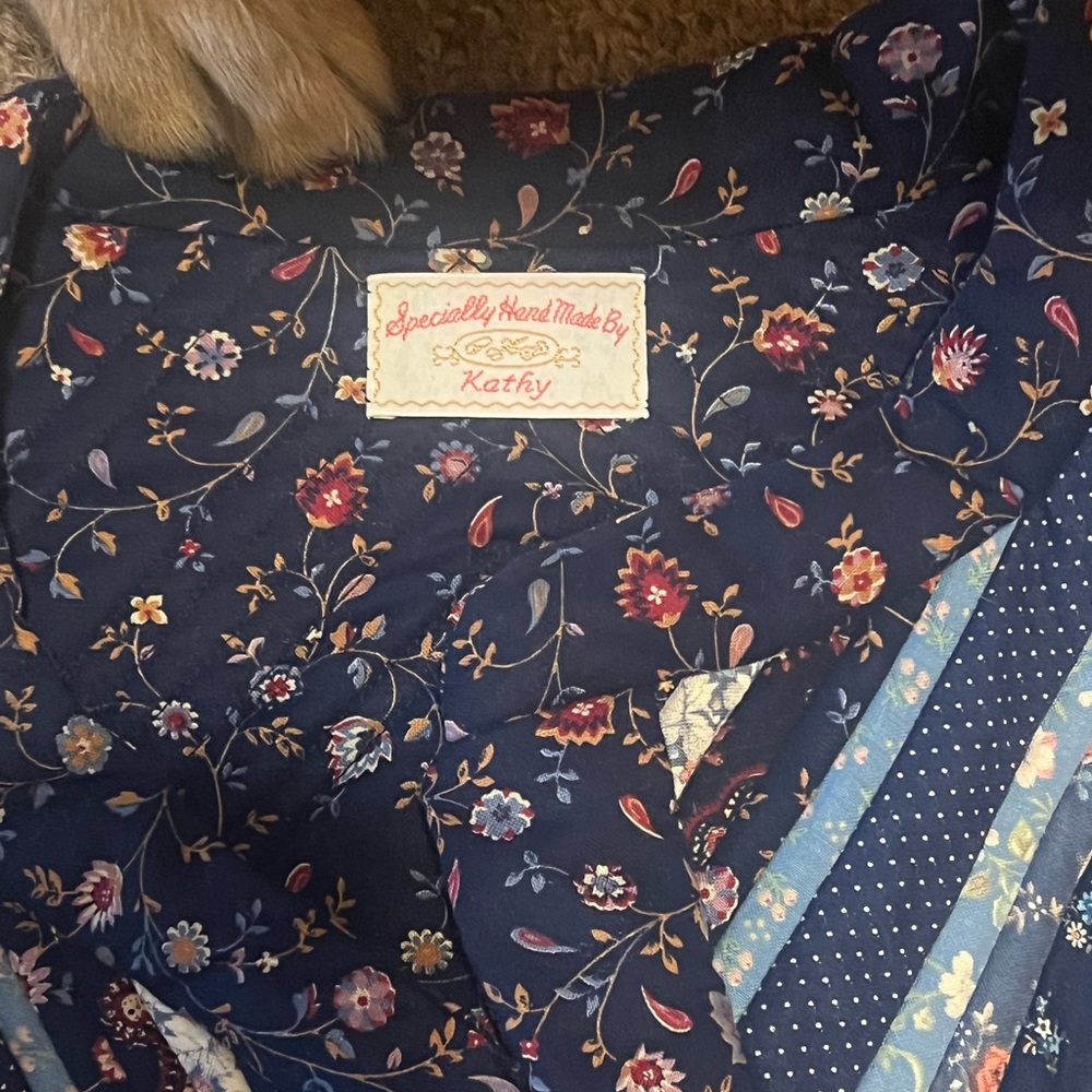 Blue Quilted Jacket - image 6